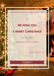 We Wish You A Merry Christmas - Cello Quartet
