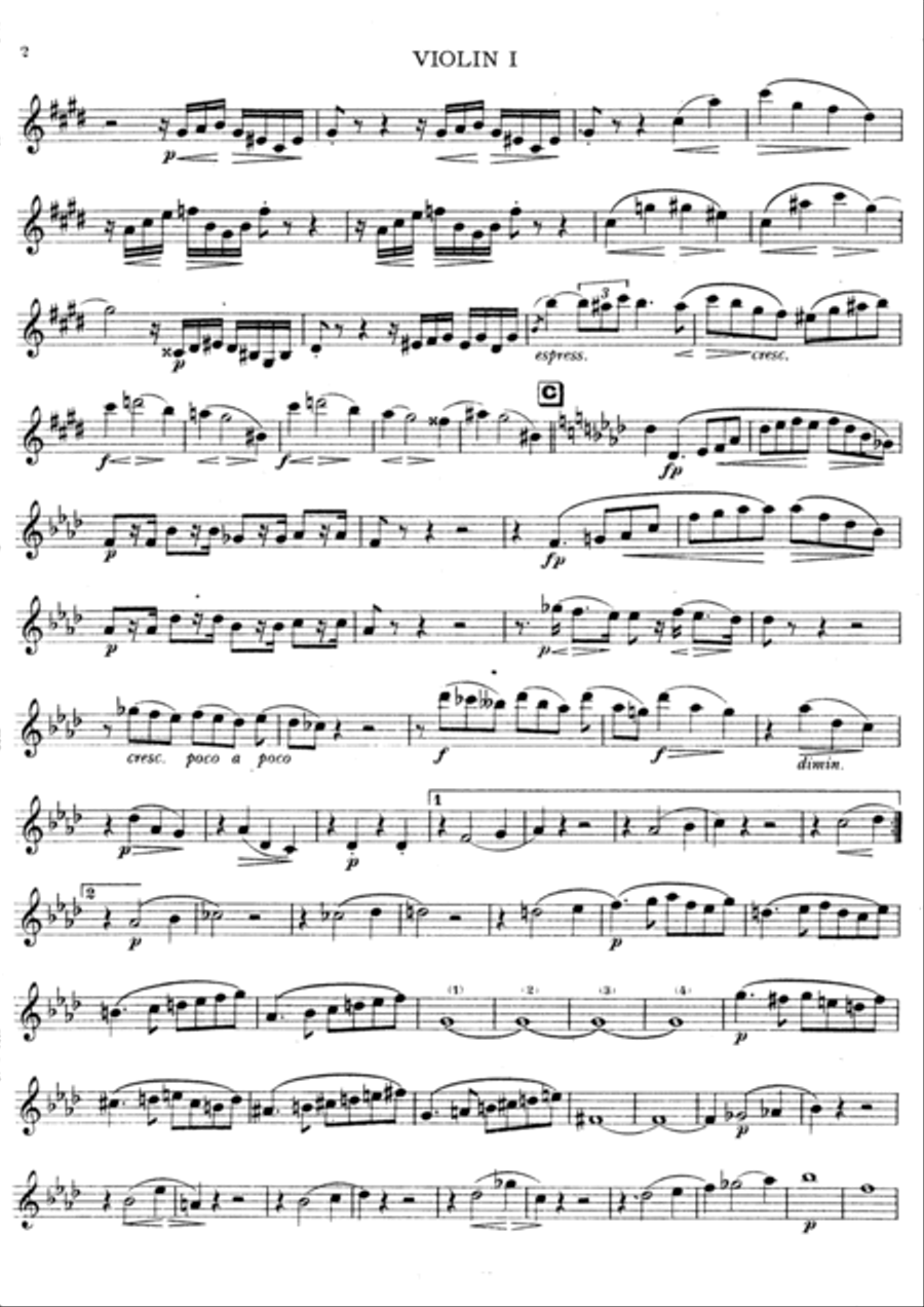 Brahms String Quintet Op34 for 2 vlns viola and 2 Cellos (Brown) COMPLETE SET String Quintet scores gallery preview page 3