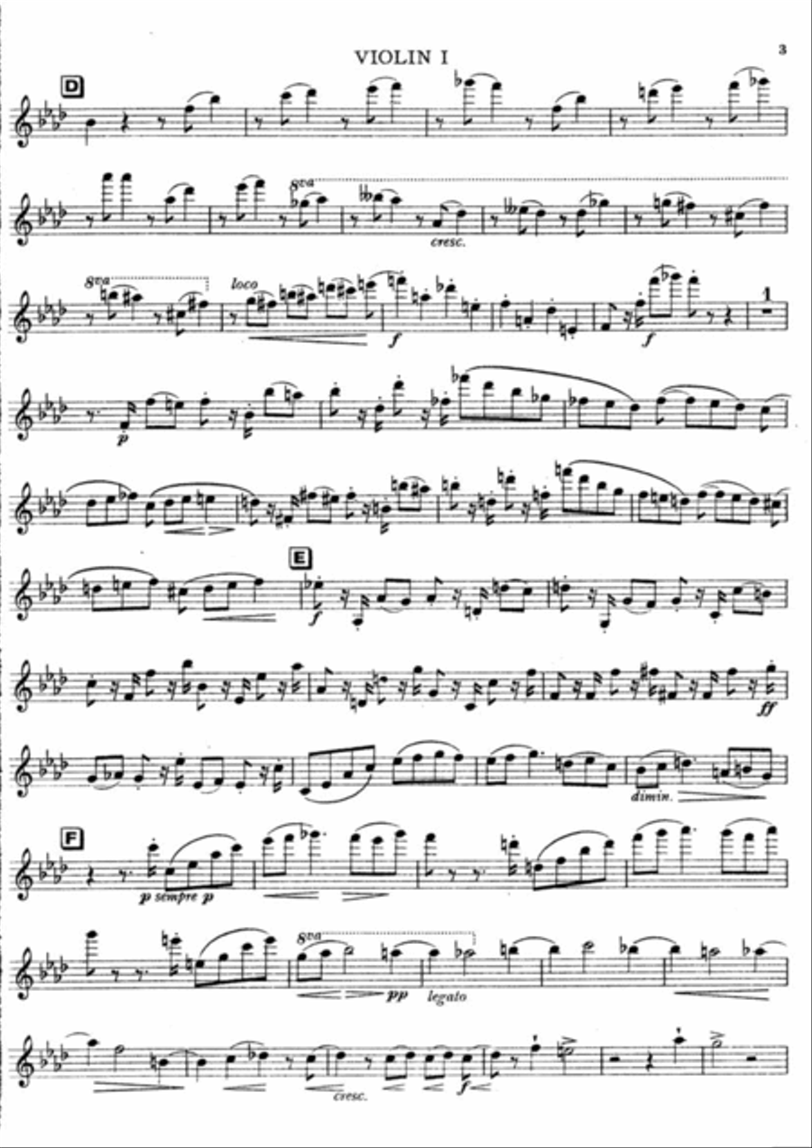 Brahms String Quintet Op34 for 2 vlns viola and 2 Cellos (Brown) COMPLETE SET String Quintet scores gallery preview page 4