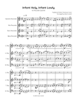 Infant Holy, Infant Lowly for Recorder Quartet