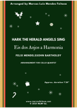 Hark The Herald Angels Sing (Eis dos Anjos a Harmonia) - Cello Quartet mini preview