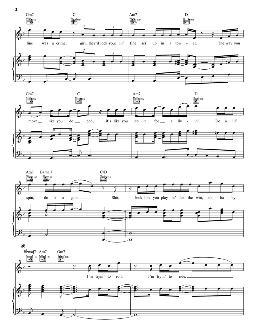 Skate Skate Piano, Vocal, Guitar scores gallery preview page 2