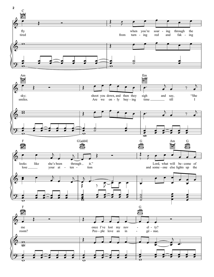Nothing New (feat. Phoebe Bridgers) (Taylor's Version) (From The Vault) Piano, Vocal, Guitar scores gallery preview page 2