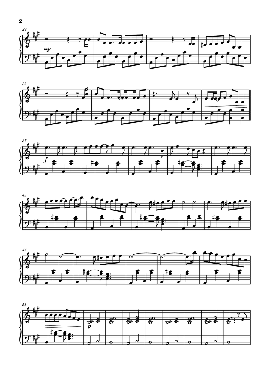 My Universe My Universe Easy Piano scores gallery preview page 2