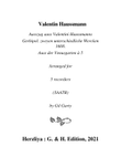 Ausszug auss Valentini Haussmanns Gerbipol. zweyen unterschiedliche Wercken 1608. Auss der Venusgart