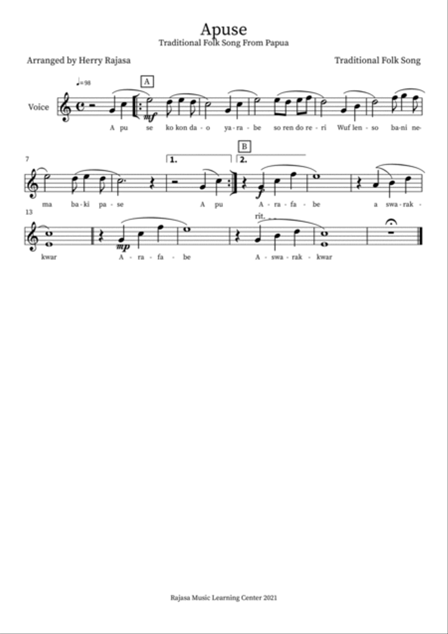 Apuse Voice scores gallery preview page 2