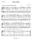 Silent Night (Easy Piano / Vocal)