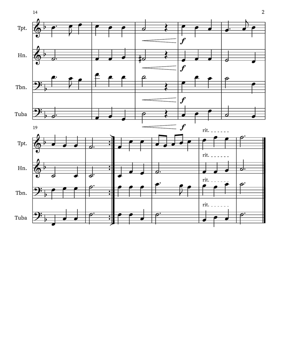 The Strife is Over The Strife is Over Small Ensemble scores gallery preview page 2