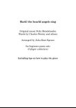 Hark the Herald Angels Sing (beginner piano)