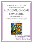 O Come, O Come Emmanuel (SATBdiv)