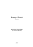 Konom (Keyboards Transcription) - Score Only