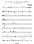 Greensleeves (What Child Is This?) for Cello Solo