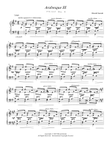 Arabesque No.3 for Piano Solo