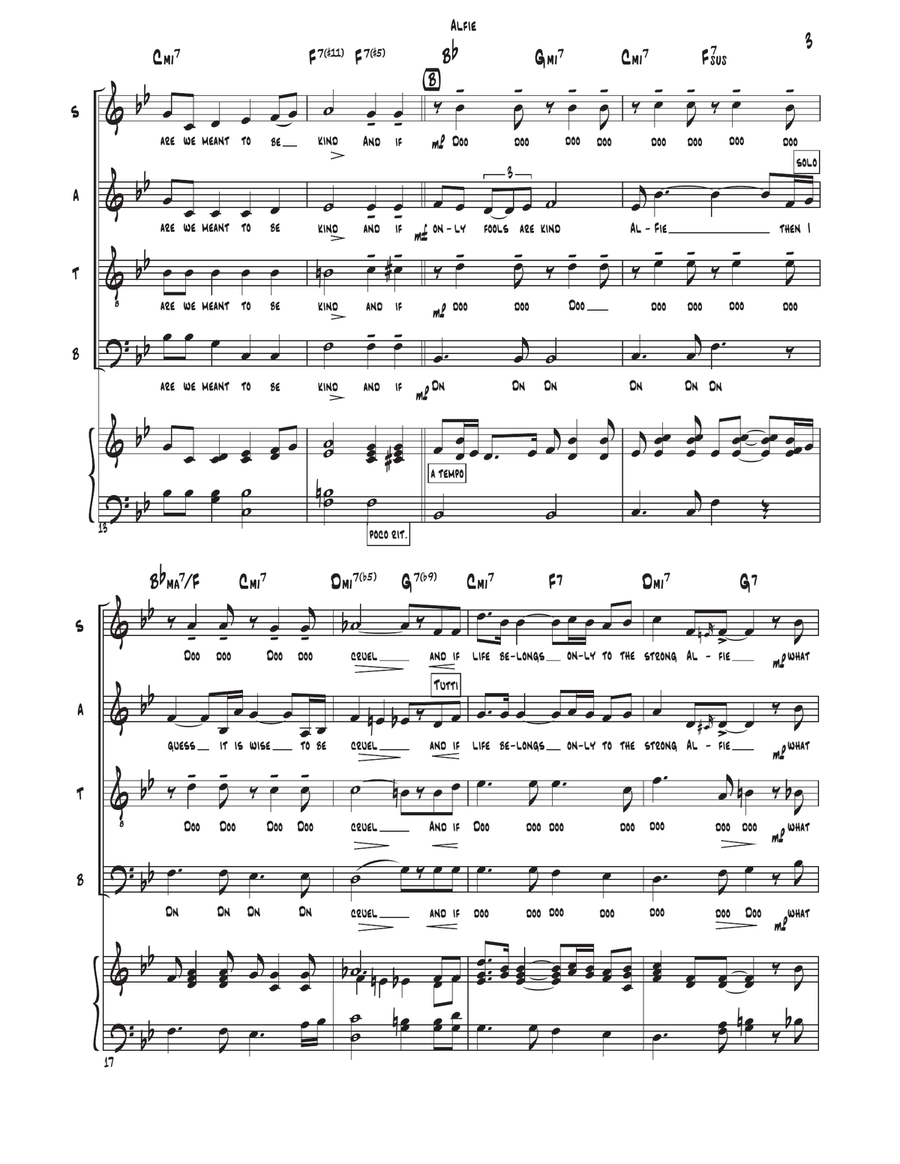 Alfie 4-Part scores gallery preview page 3
