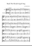Hark! The Herald Angels Sing (Easy Flute and Cello Duo)