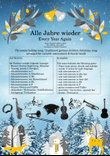 Alle Jahre wieder (every year again) for family band