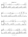 Ballade No.1