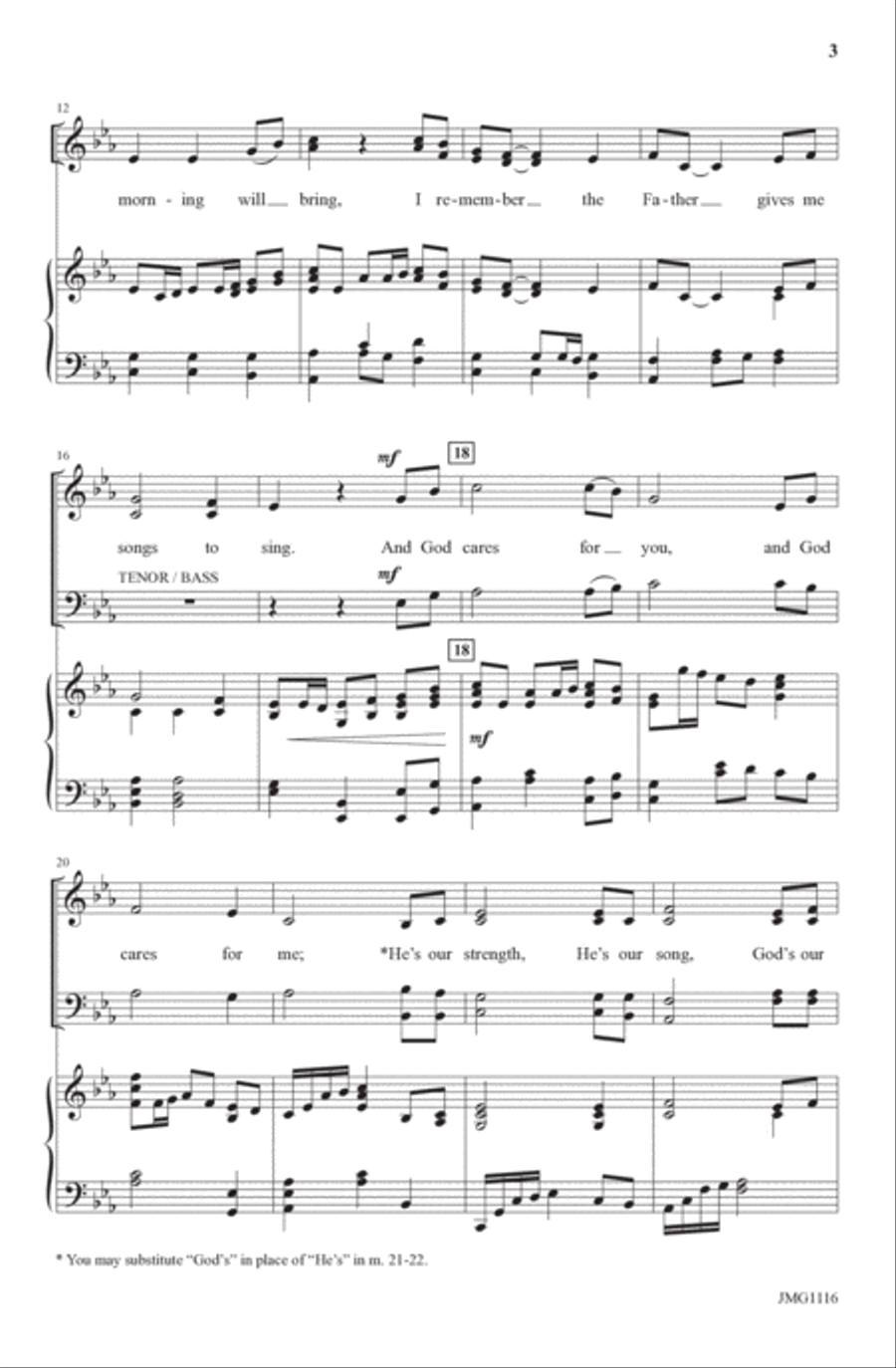 Canticle of Care Canticle of Care 4-Part scores gallery preview page 3