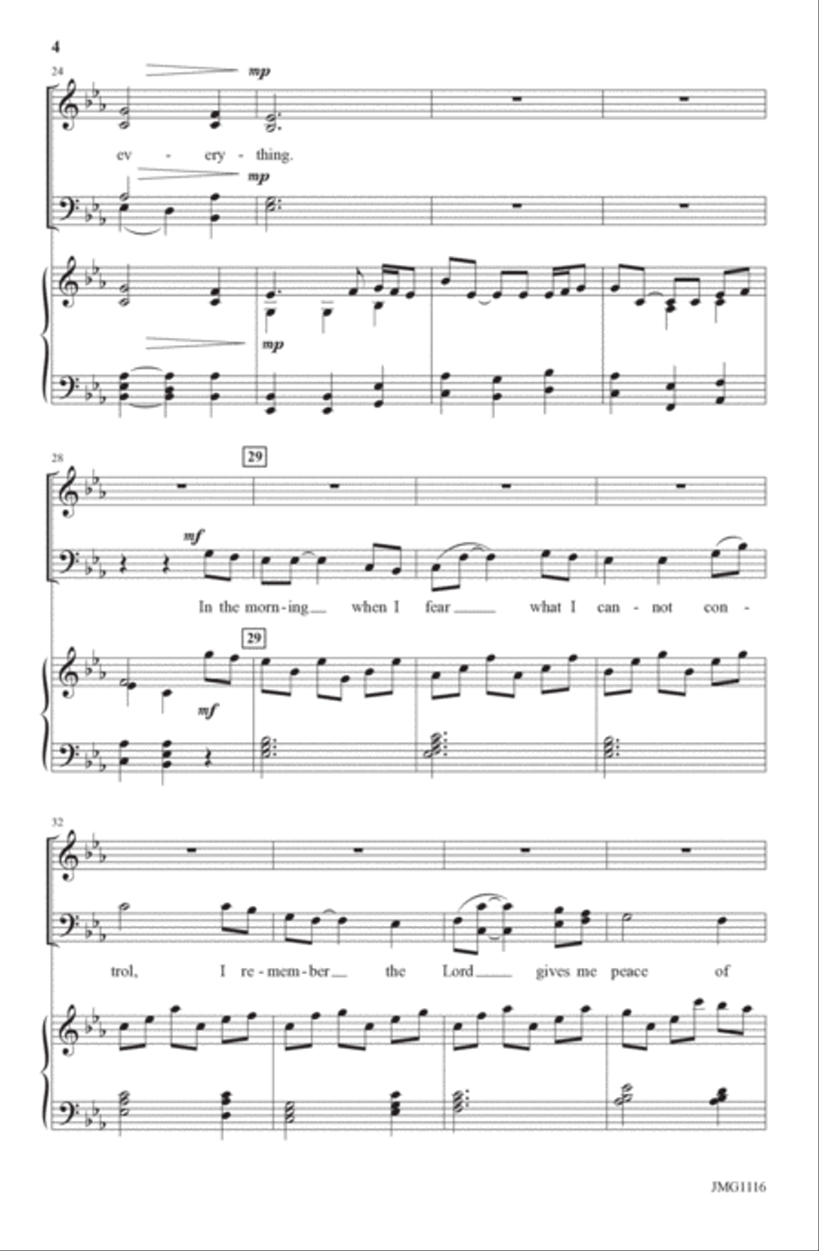 Canticle of Care Canticle of Care 4-Part scores gallery preview page 4