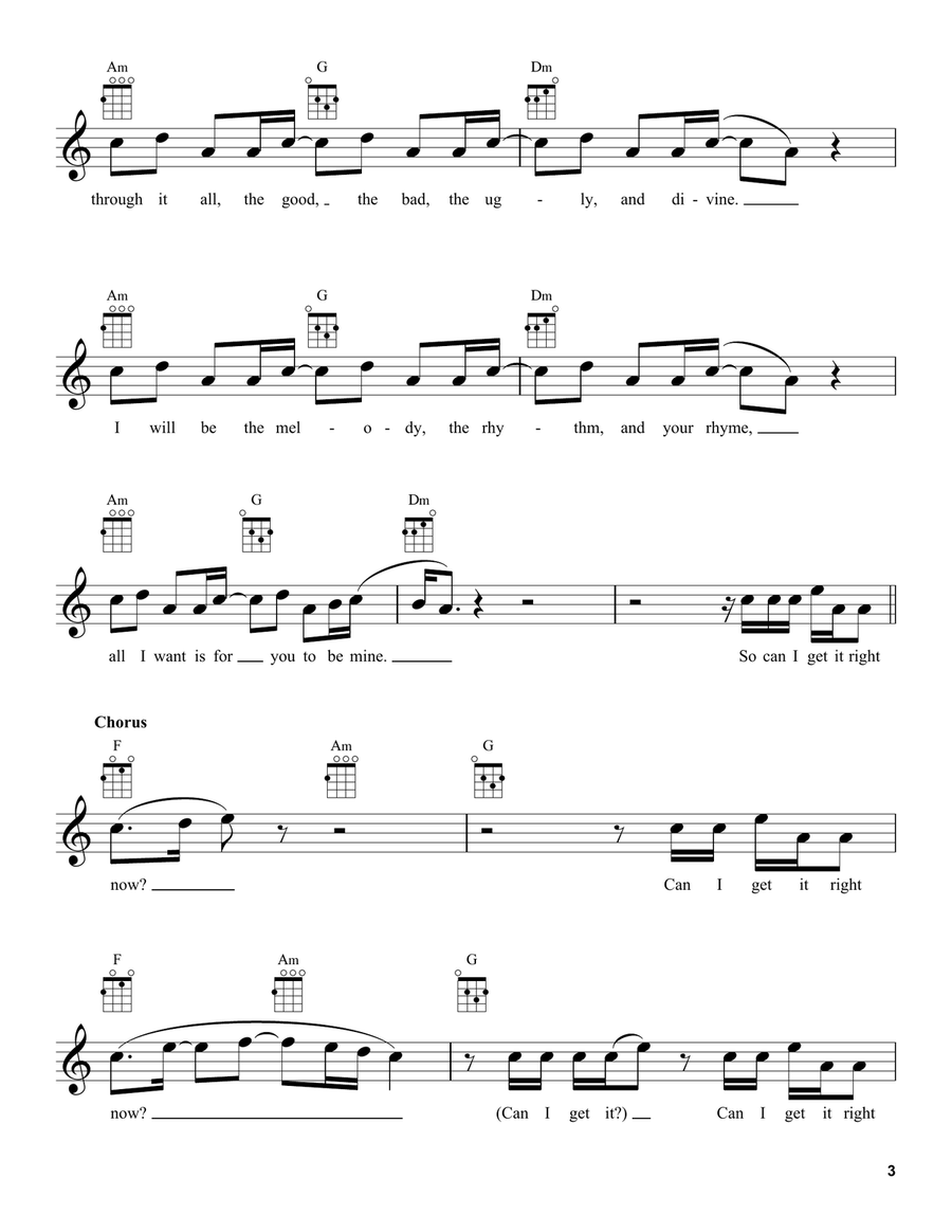 Can I Get It Can I Get It Ukulele scores gallery preview page 3