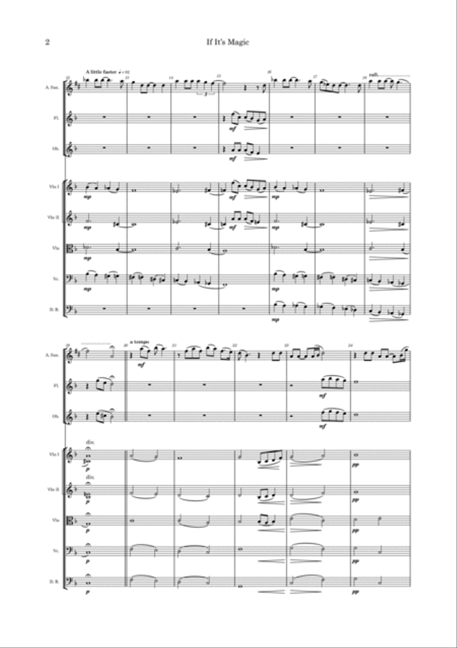 If It's Magic Chamber Orchestra scores gallery preview page 2