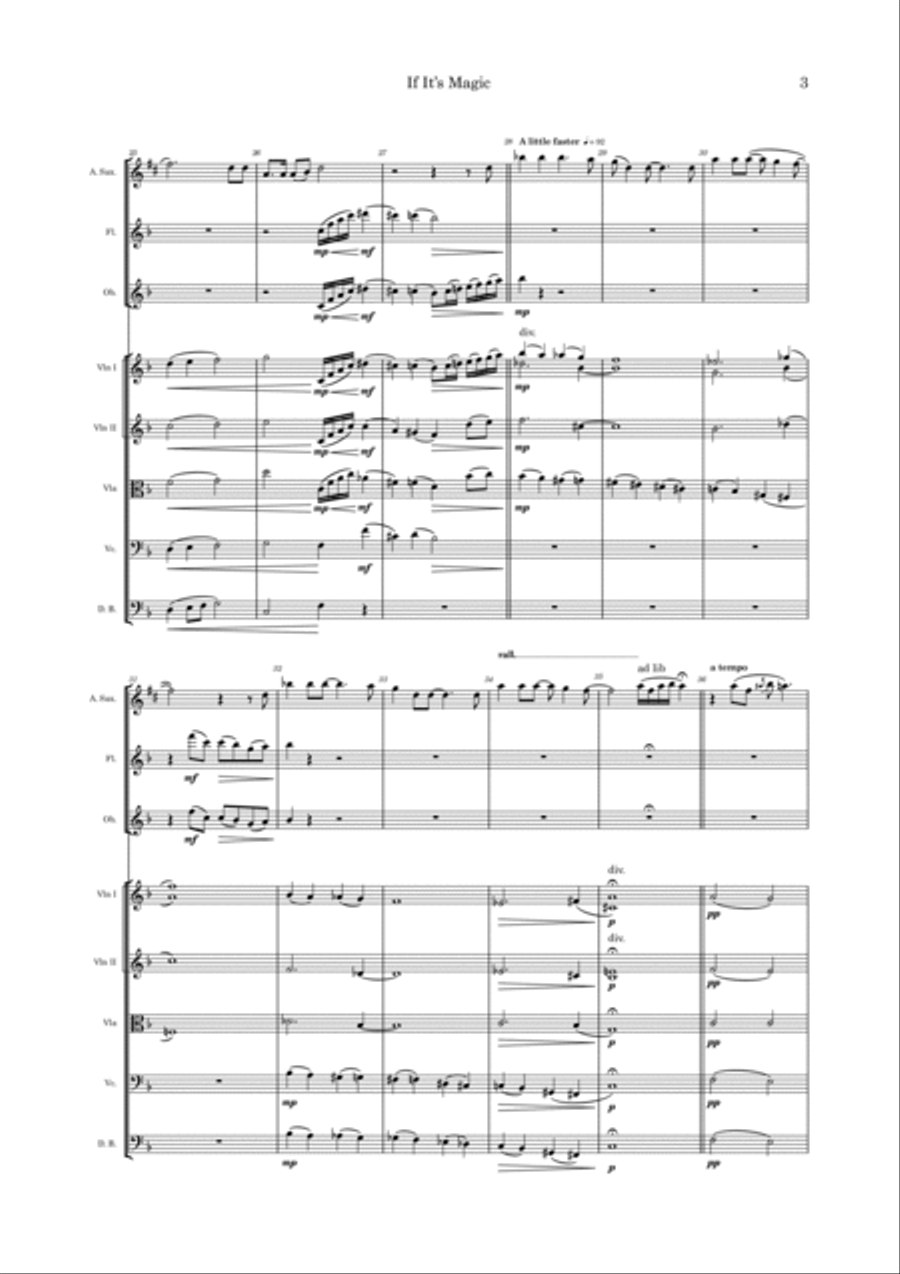 If It's Magic Chamber Orchestra scores gallery preview page 3