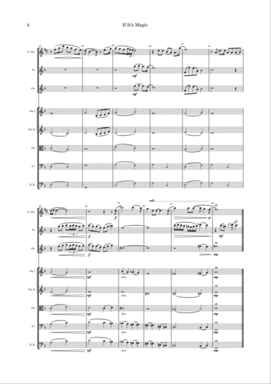 If It's Magic Chamber Orchestra scores gallery preview page 4