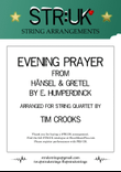Evening Prayer from Hansel & Gretel