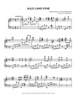 Auld Lang Syne (piano solo)