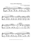 Come All Ye Shepherds (piano solo)
