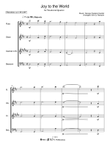 Joy to the World for Woodwind Quartet