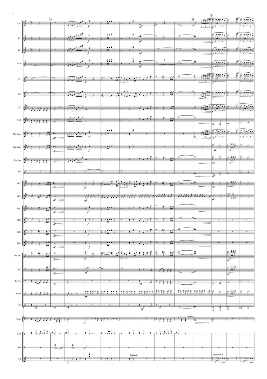 Back To The Future Back To The Future Concert Band scores gallery preview page 2