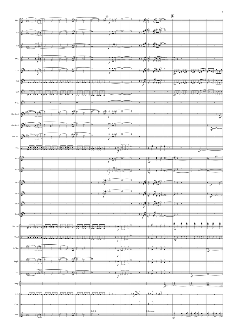 Back To The Future Back To The Future Concert Band scores gallery preview page 5