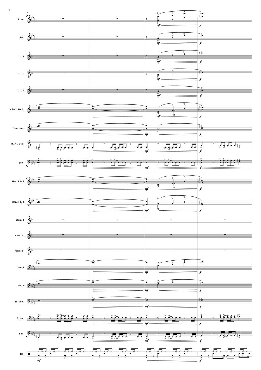 Breakout Marching Band scores gallery preview page 2
