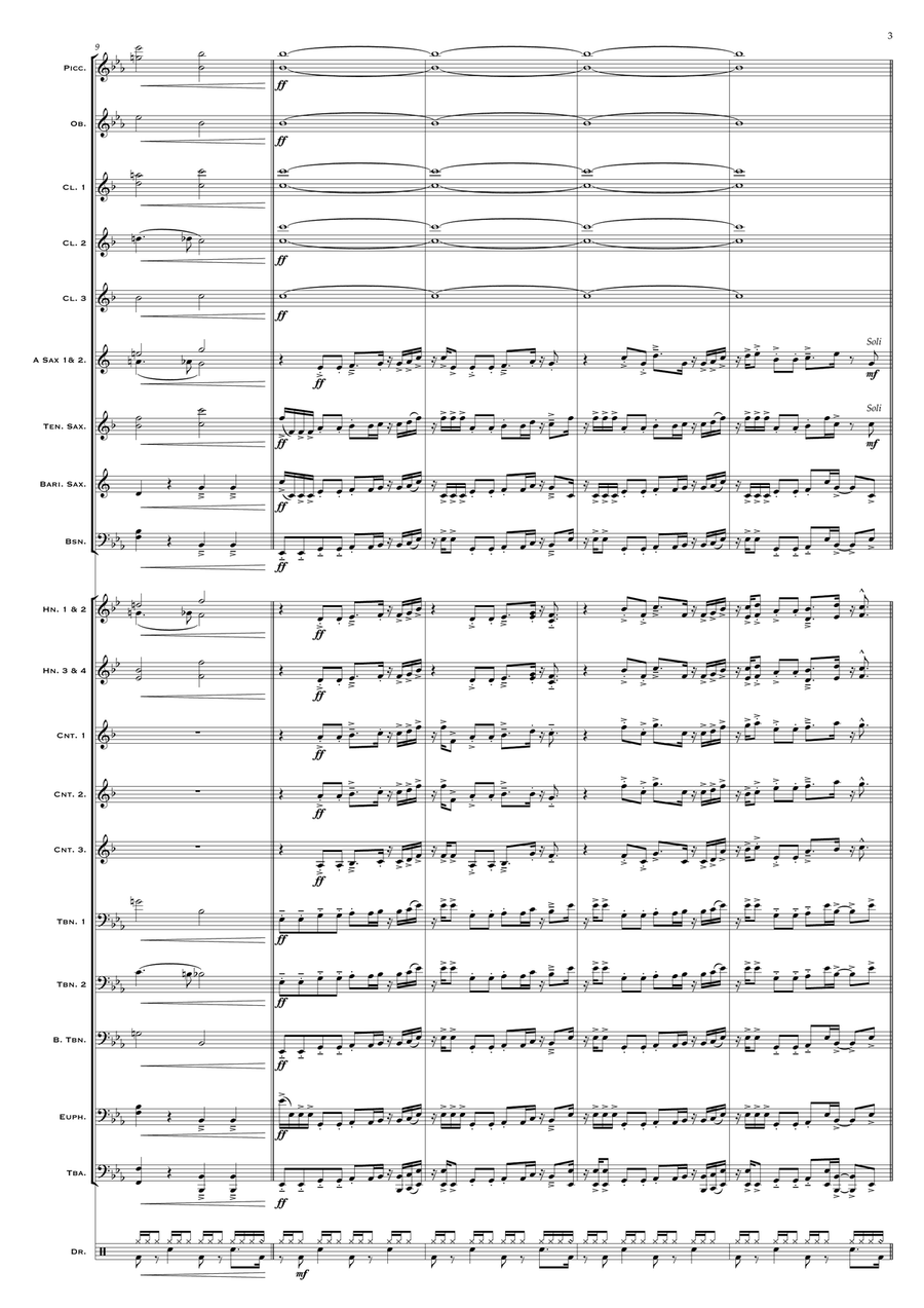 Breakout Marching Band scores gallery preview page 3
