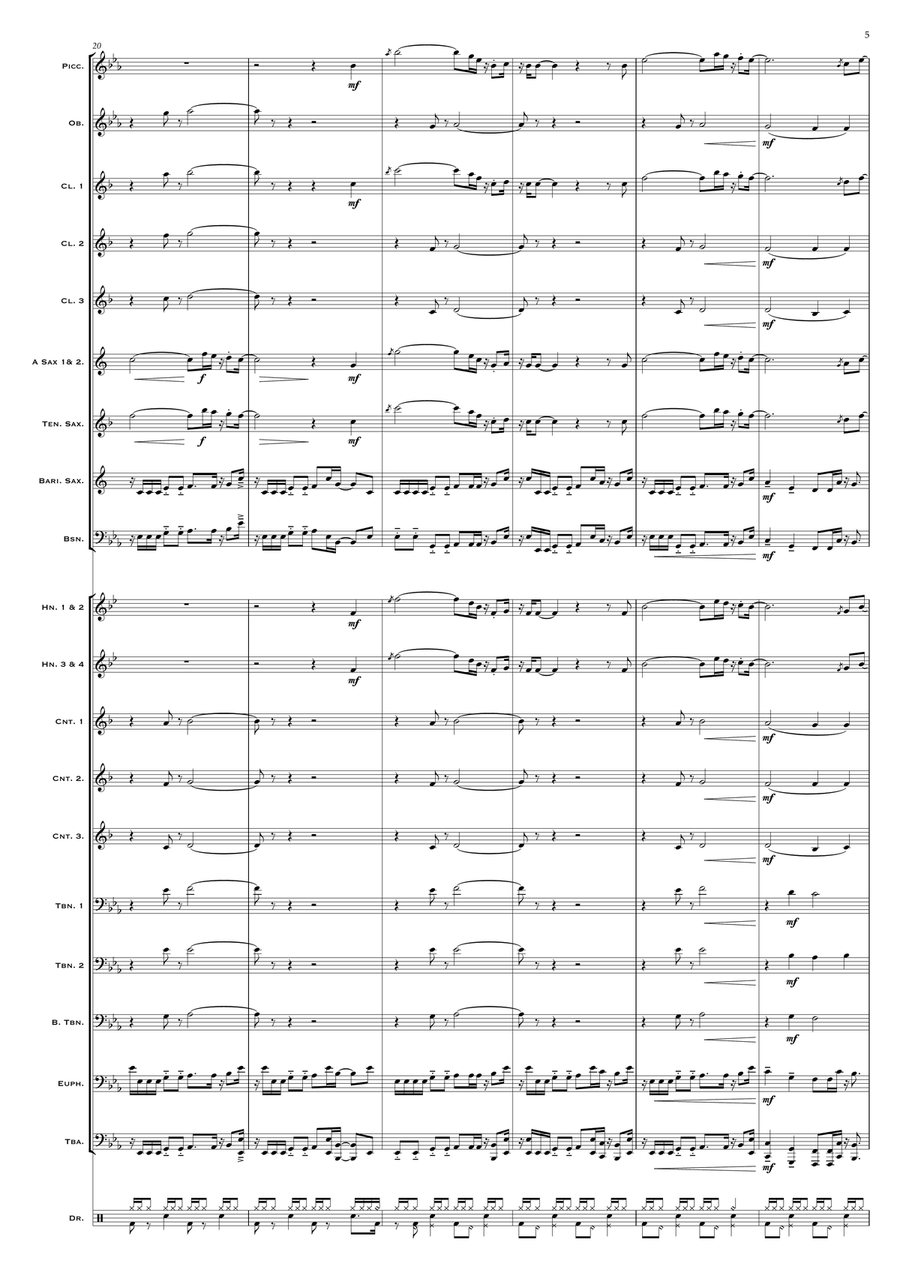 Breakout Marching Band scores gallery preview page 5