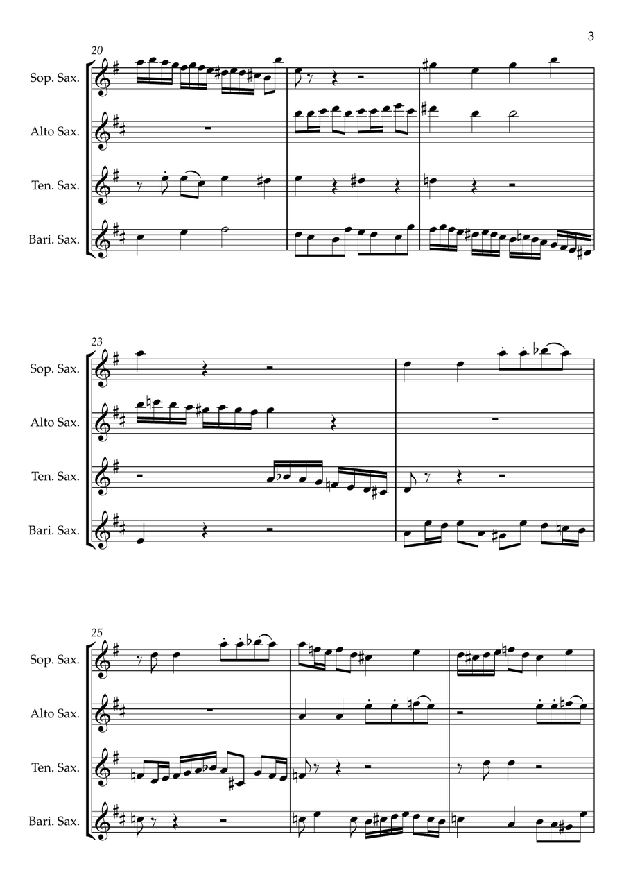 Bad Romance Small Ensemble scores gallery preview page 3