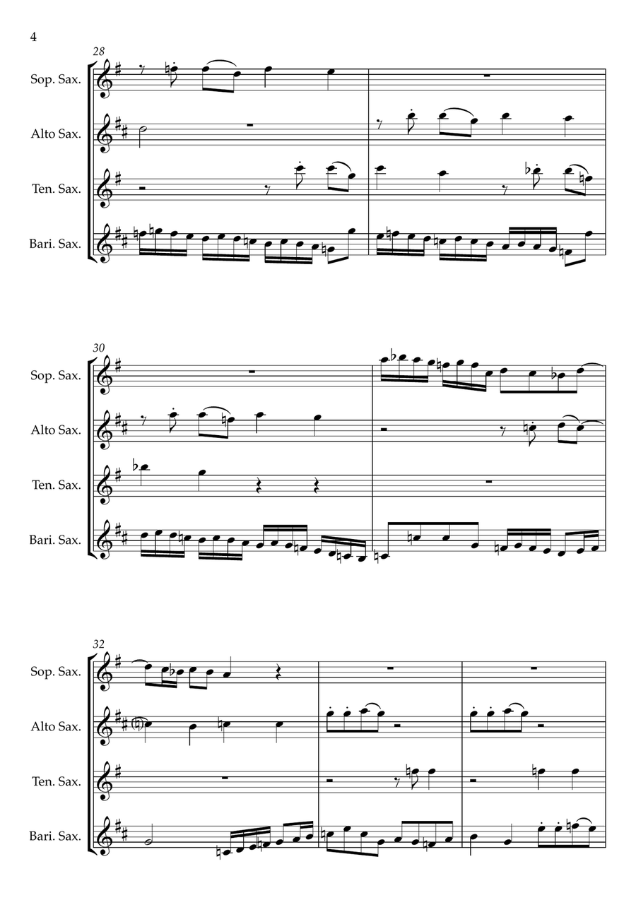 Bad Romance Small Ensemble scores gallery preview page 4