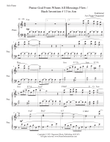 Praise God From Whom All Blessings Flow / Bach 2-part Invention #13 (Solo Piano)