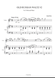 Old Russian Waltz #2 for Violin and Piano mini preview