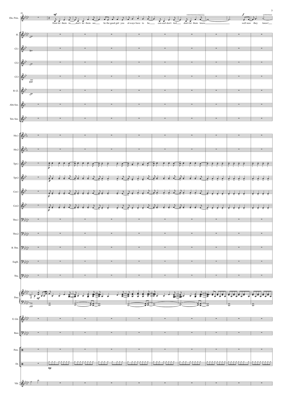 Let It Go Let It Go Concert Band scores gallery preview page 3