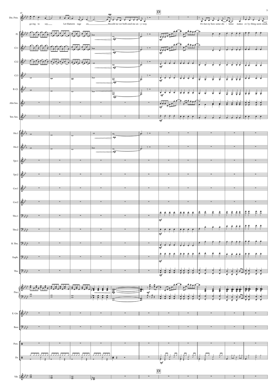 Let It Go Let It Go Concert Band scores gallery preview page 5