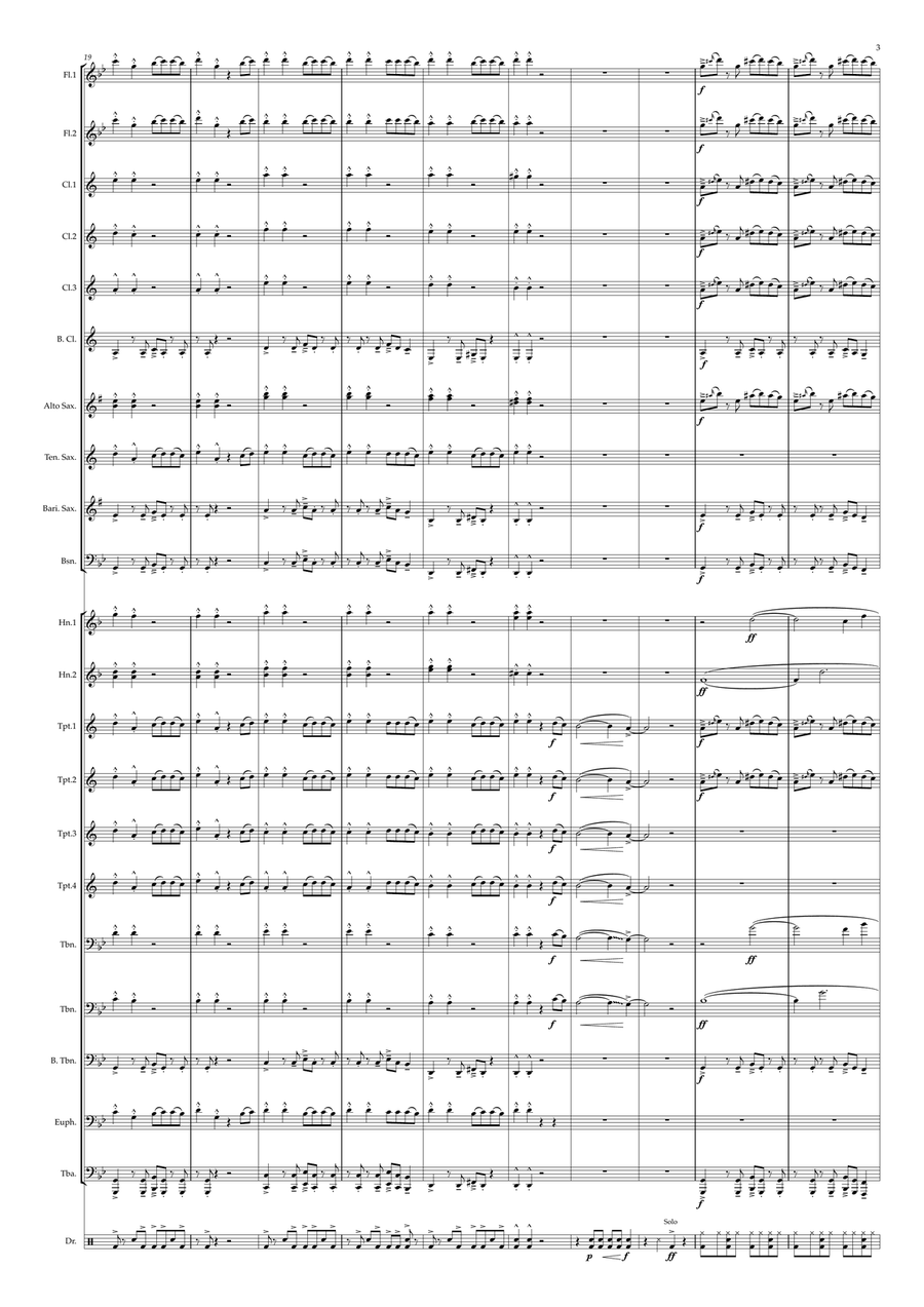 Bad Guy Bad Guy Marching Band scores gallery preview page 3
