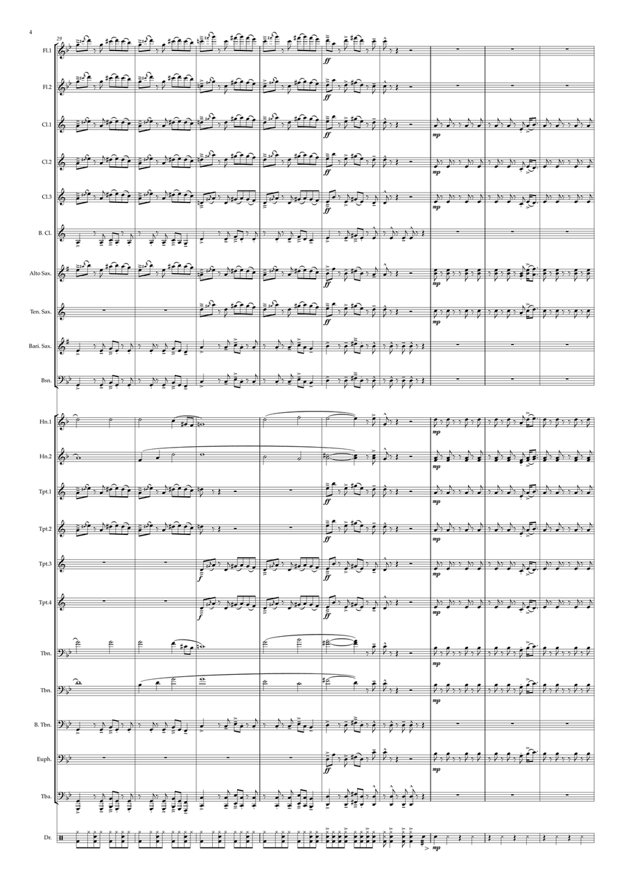 Bad Guy Bad Guy Marching Band scores gallery preview page 4