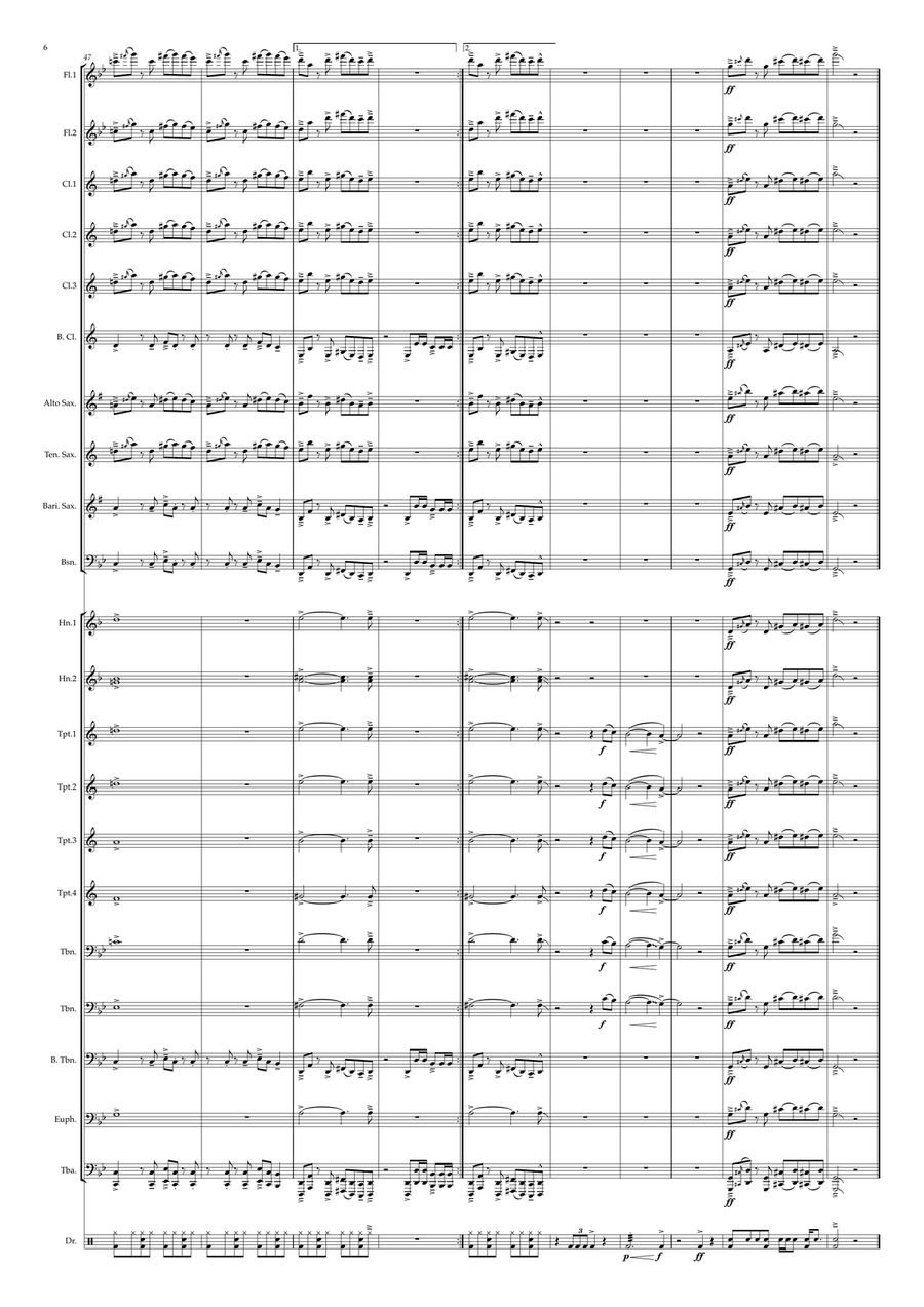 Bad Guy Bad Guy Marching Band scores gallery preview page 6