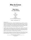 Blue In Green