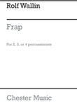Wallin - Frap For 2 3 Or 4 Percussionists