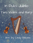 In Dulci Jubilo, Two Violins and Harp mini preview