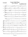 Come Holy Ghost (Organ & Trumpet) Hymn & 3 Descants