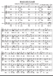 Hallelujah (G F Handel) A Cappella in F major TTBB mini preview